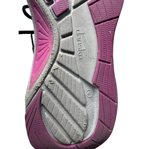 Dansko Women's Pace Pink Mesh Black Gray Walking Lace Up Sneakers EU 41 10.5/11 - Picture 11 of 12